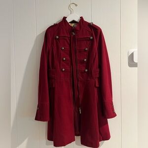 Steve Madden Military Style Pea Coat size small